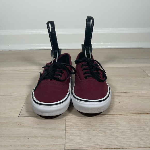 Unisex maroon vans womens size 6.5 mens size 5 like new condition - Picture 2 of 7